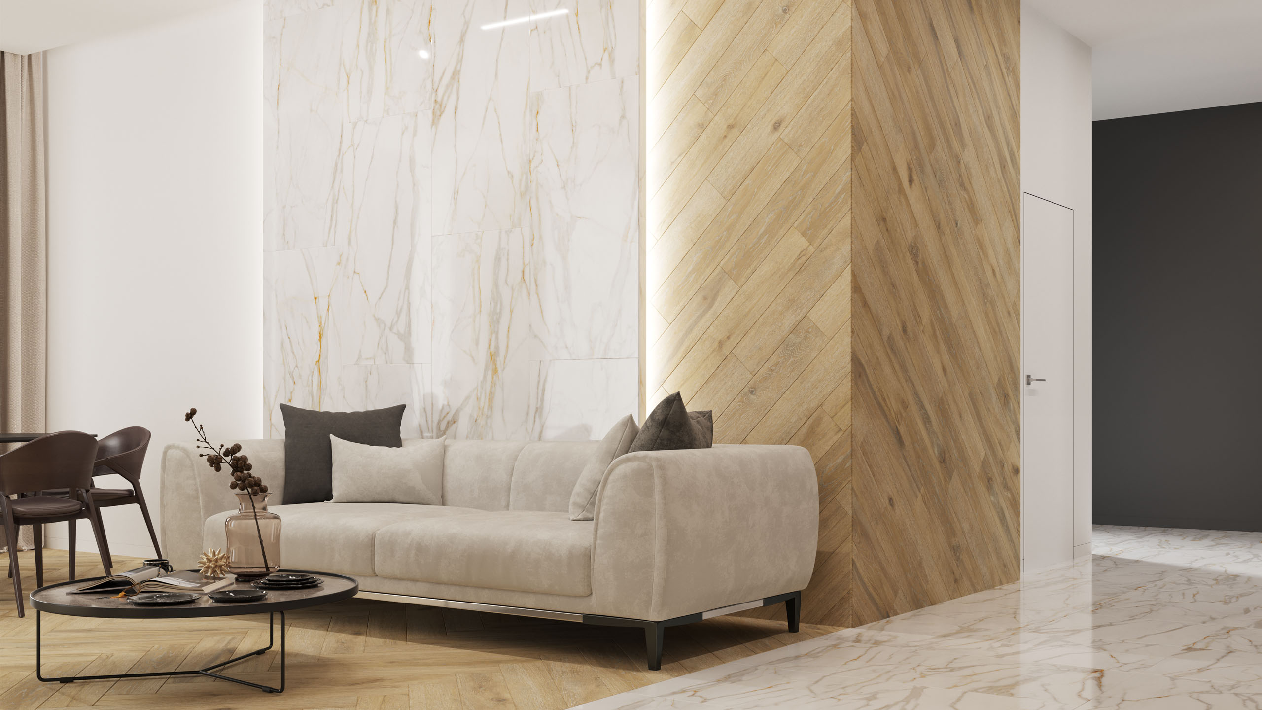 Ступень Estima SM03 Ametis Supreme Ferrum 30x120 белый