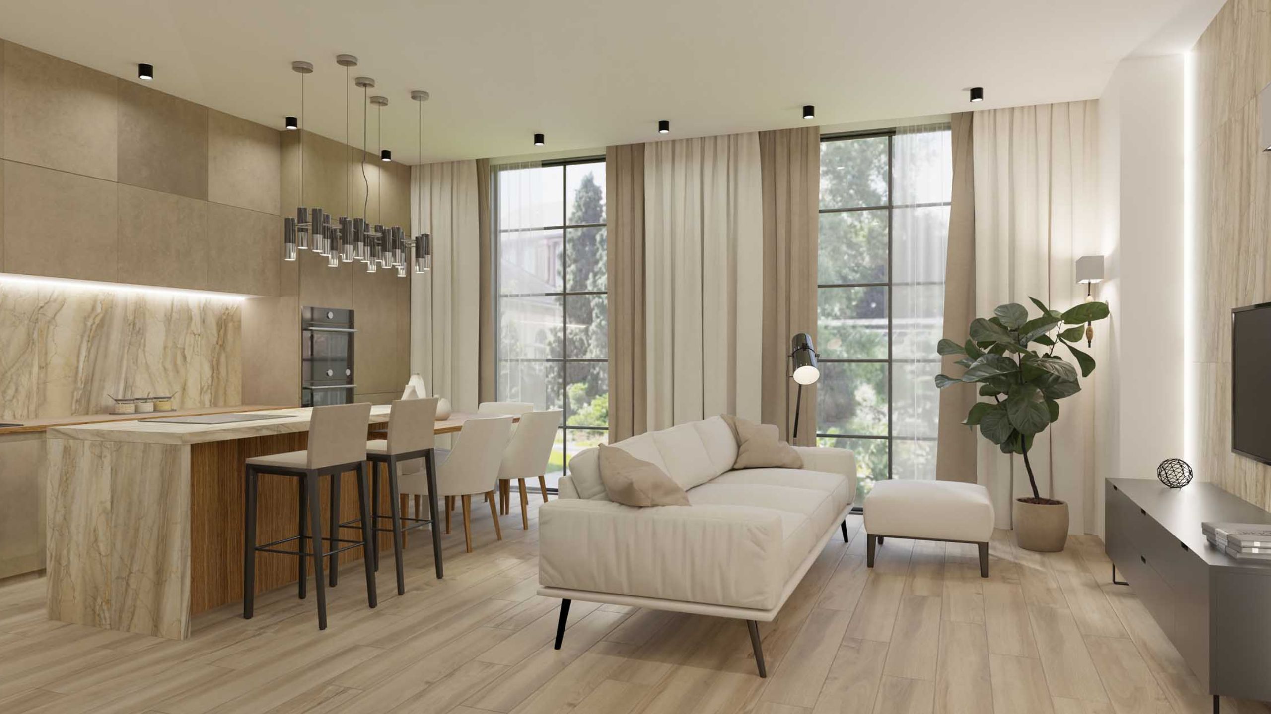 Плинтус Estima BR03 Bernini Grey 7x60 серый неполированный