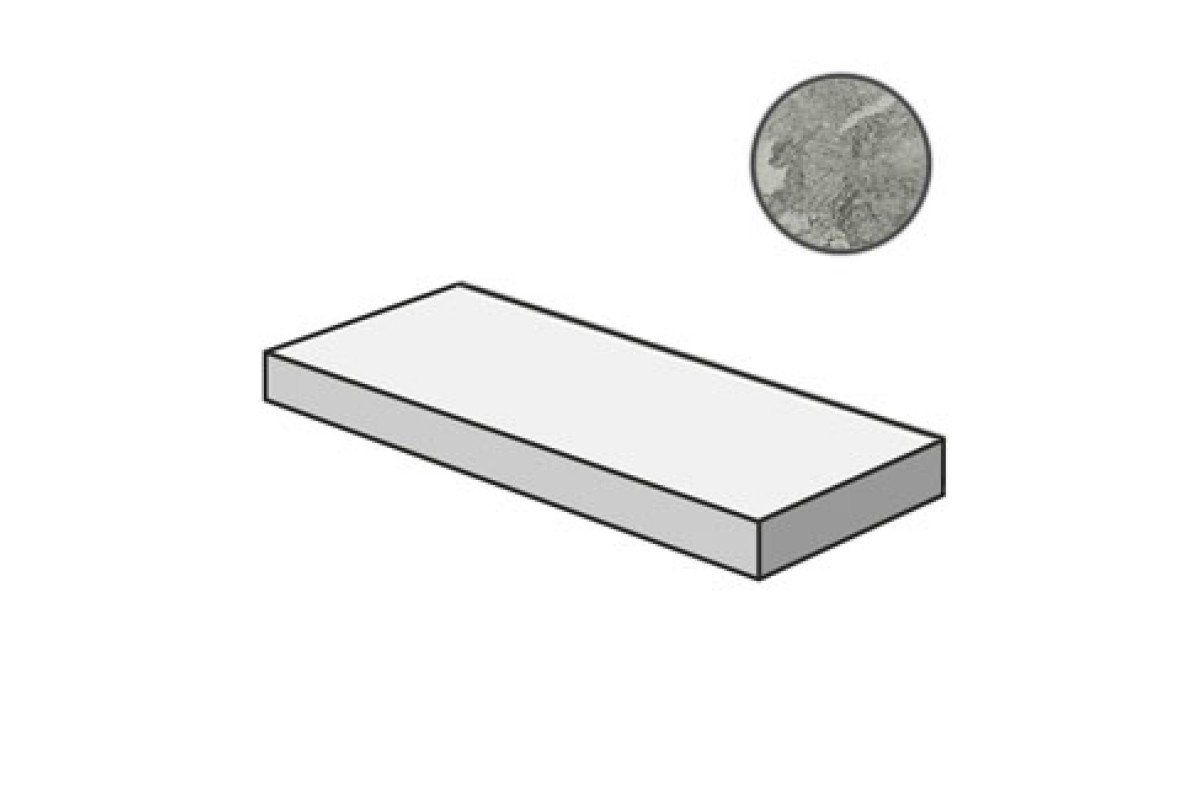Ступень угловая левая Italon Charme Extra Silver 33x60