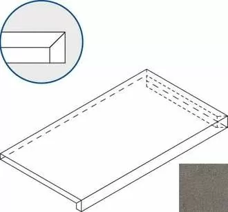 Ступень Italon Discover X2 Fume Scalino Angolare Dx 33x60
