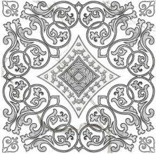 Декор Grasaro Classic Marble White 40x40 G-270/G/d04/400x400x9