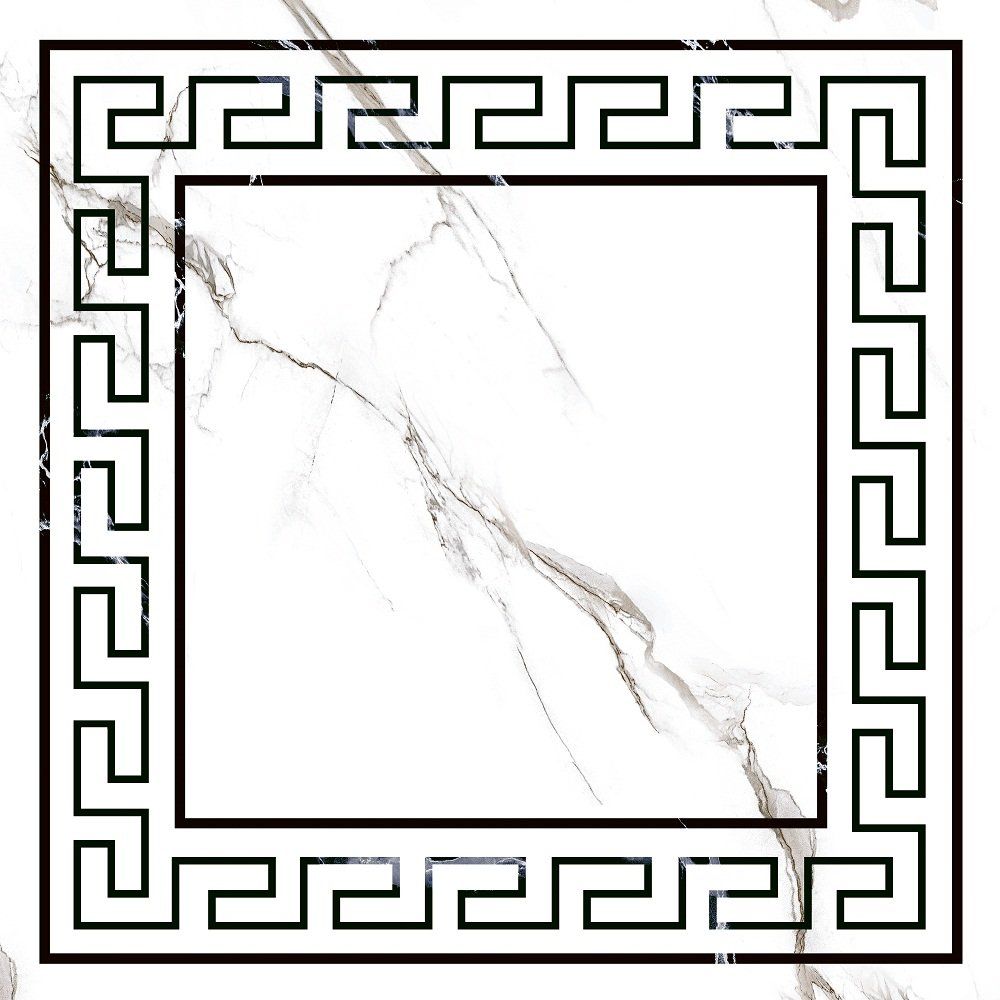 Декор Grasaro Classic Marble White 40x40 G-270/G/d01/400x400x8