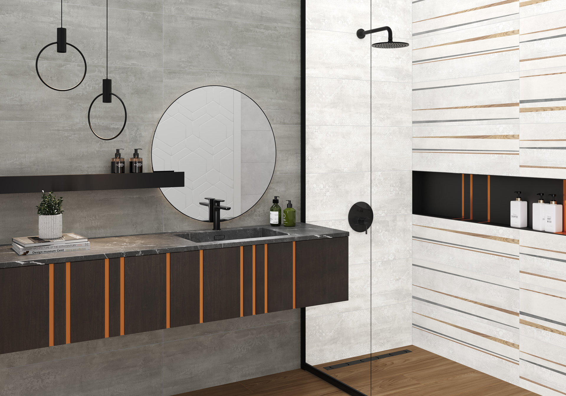 Керамическая плитка Alma Ceramica Дакар TWU3090DKR14R белый 30x90