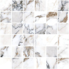 Мозаика Vitra Marble-X Бреча Капрайа Белый 30x30 лаппатированный