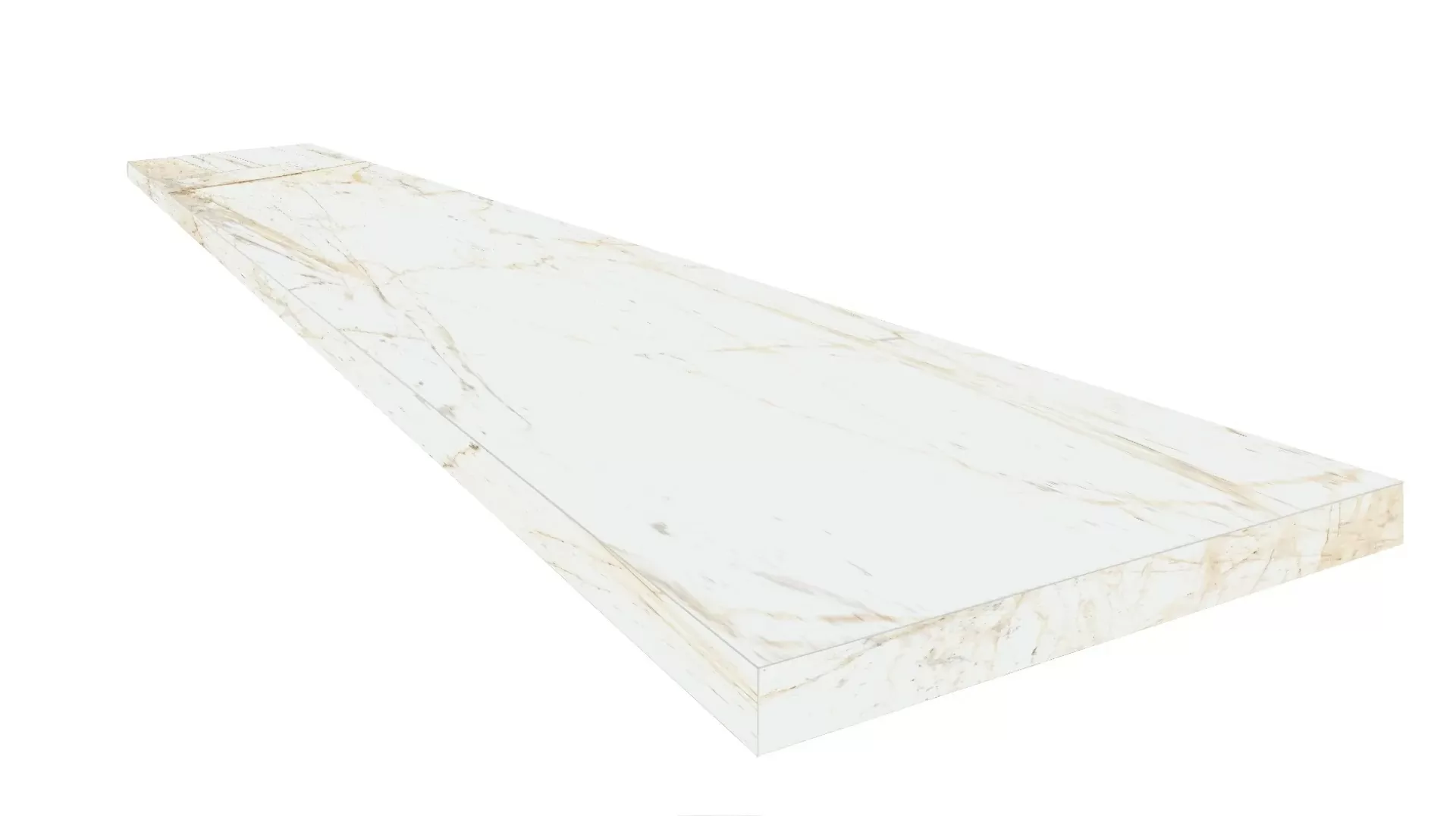Ступень ColiseumGres Канова Уайт угловая правая 620070002820 белый 33x120