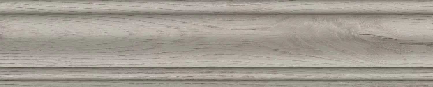 Плинтус Kerama Marazzi SG7322\BTG Тровазо серый светлый матовый 8x39.8