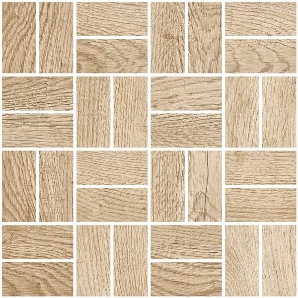 Мозаика Grasaro Italian Wood Beige 24.5x24.5 G-250/SR/m12/245x245x10