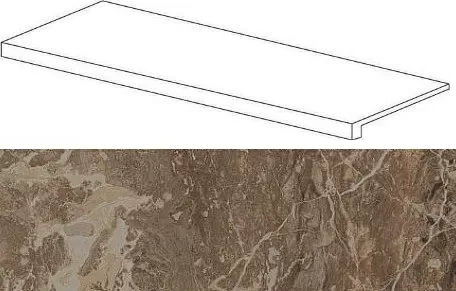 Ступень фронтальная Atlas Concorde Privilege Moka 33x120