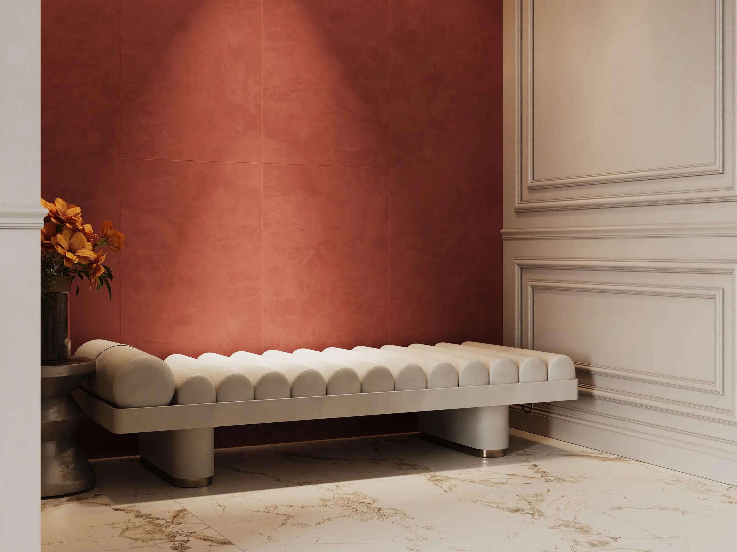 Керамогранит Estima EXC101 Exotica Cement Powdery Silk EXC101/NS_R9/60x120x9R/GW белый 60x120