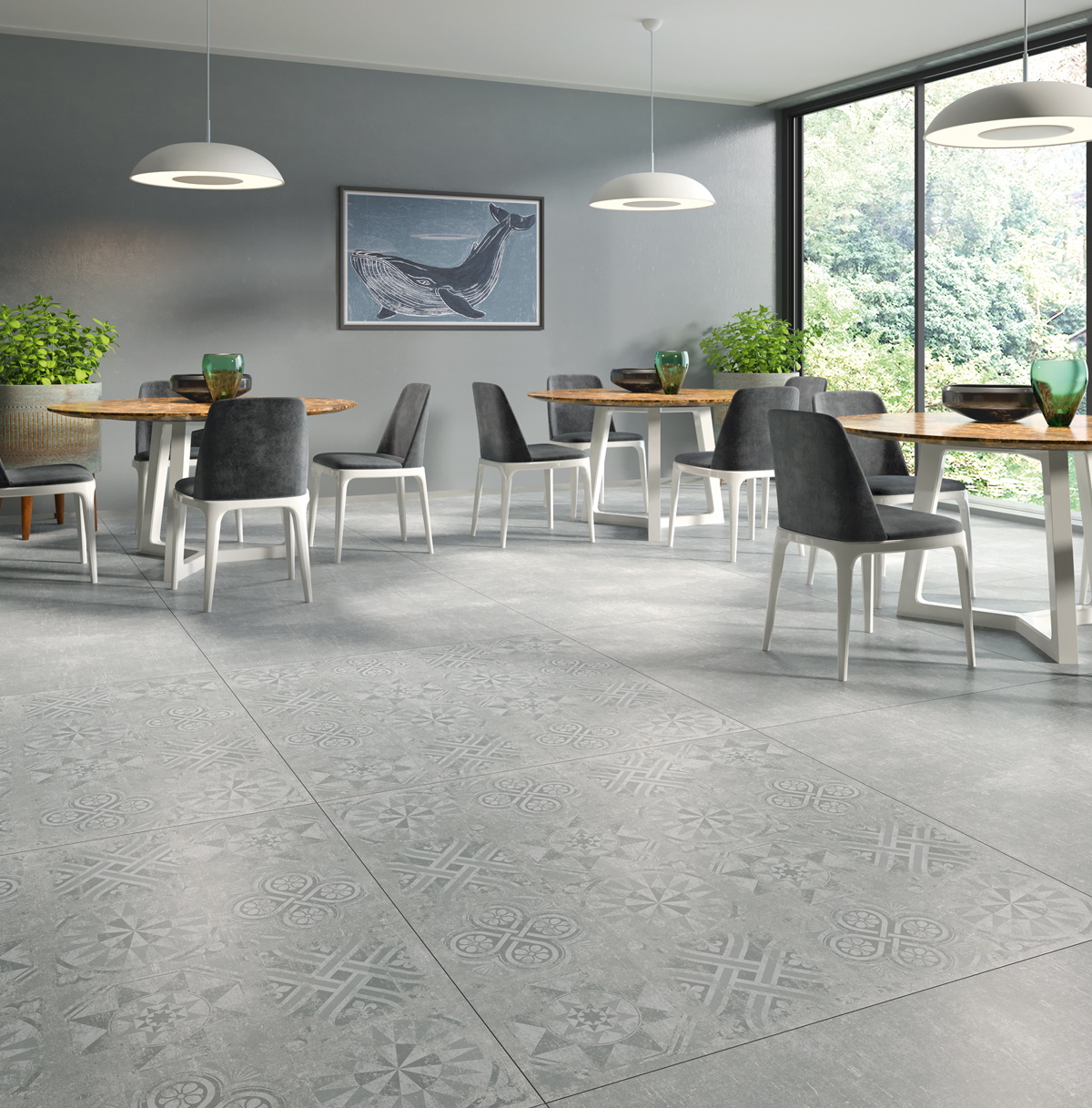 Керамогранит Идальго Cement Light Beige SR 60x120 бежевый