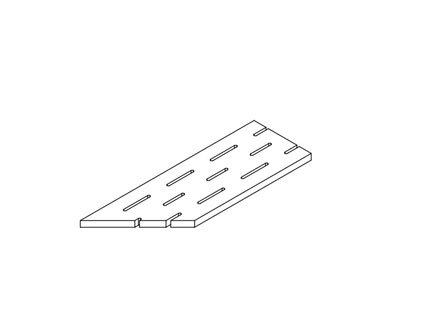Решетка левая Italon Materia X2 Titanio 20x60