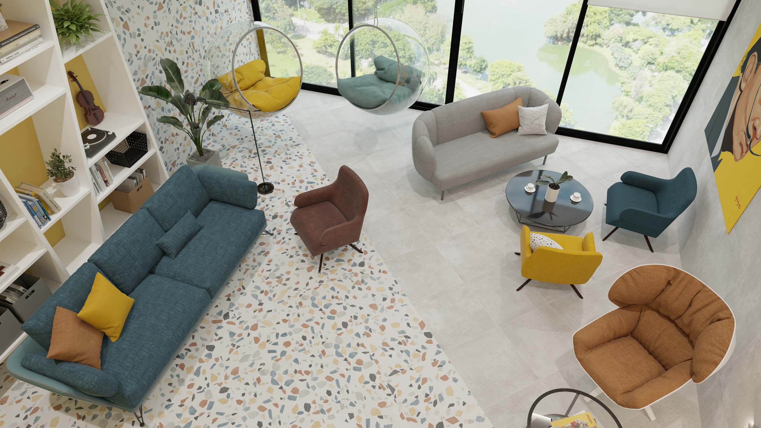 Ступень Estima AT02 Ametis Arti Multicolor 30x60 разноцветный
