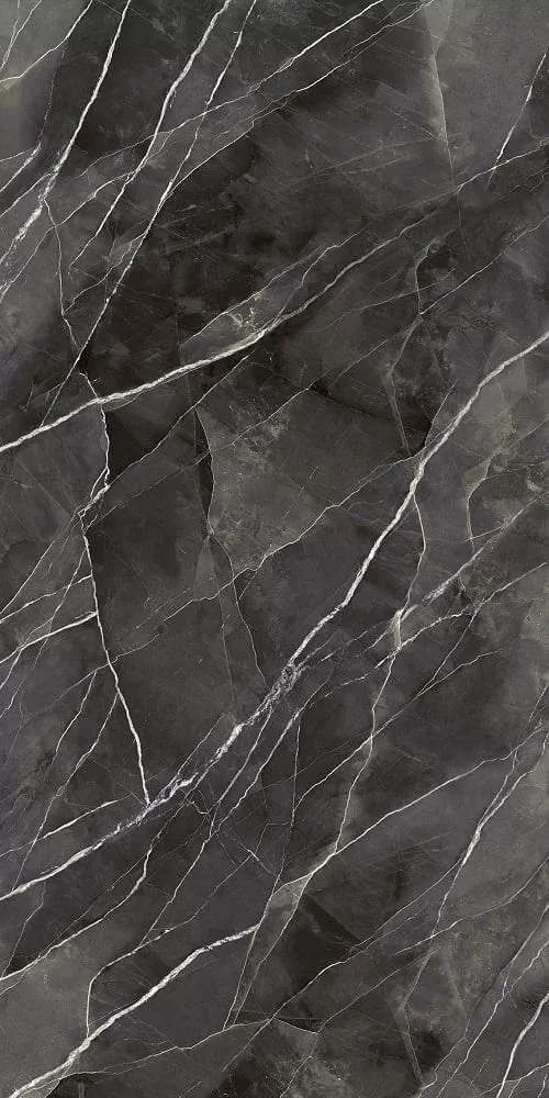 Керамогранит Laminam Даймонд Калаката Блэк Бочиардато Бук Матч Б 20 LAMF0M0212_IT черный 162x324