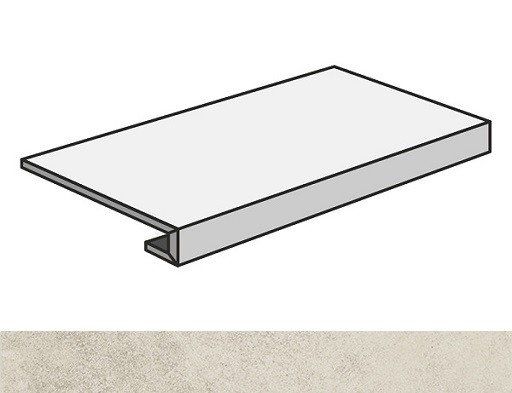 Ступень фронтальная Atlas Concorde Drift White 33x160
