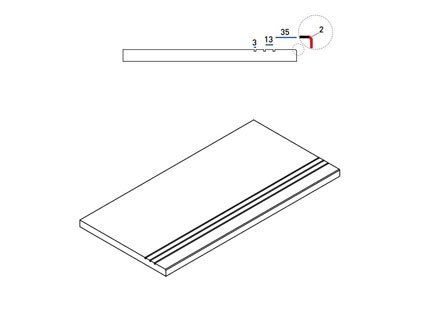 Бортик Italon Climb Х2 Ice 30x60