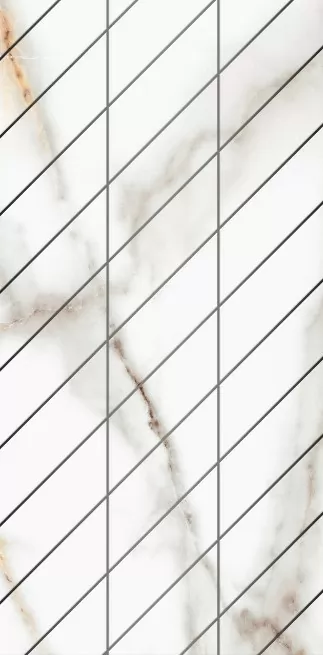ФальшмозаикаEstima SM03 Ametis Supreme Ferrum Corner Right 30x60 белый непол.