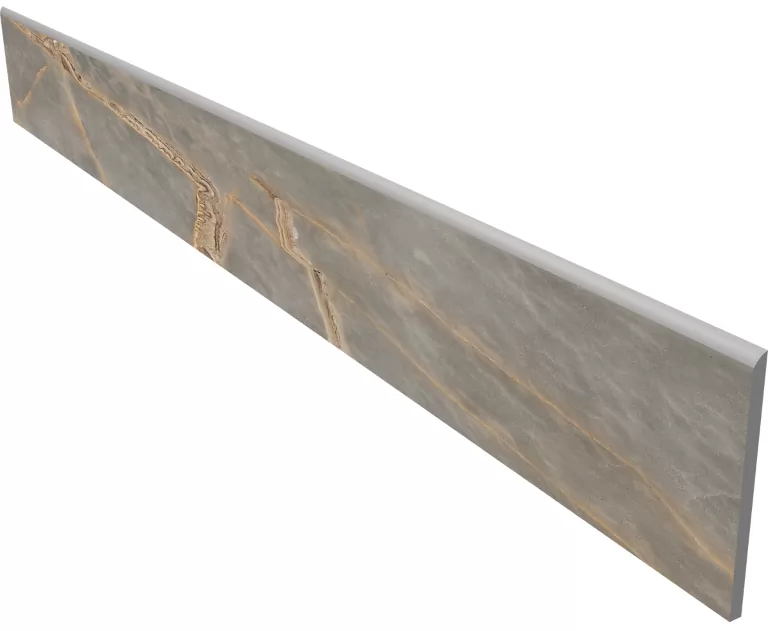 Плинтус Estima IN01 Ametis Intense Grey 7x60 серый полированный