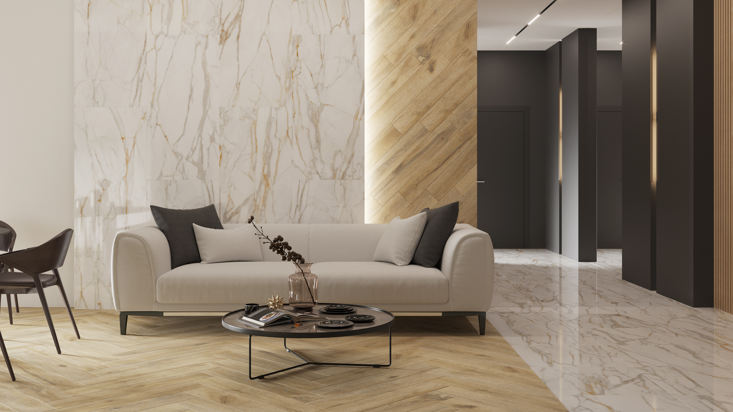 Ступень Estima SM03 Ametis Supreme Ferrum 30x120 белый