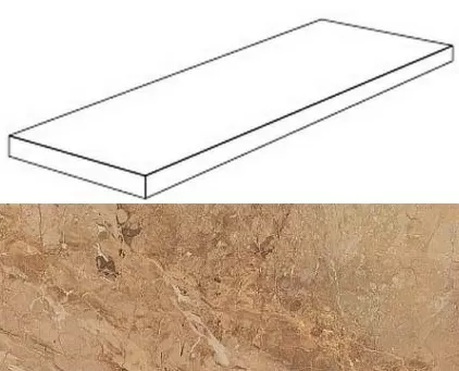 Ступень угловая правая Atlas Concorde Privilege Miele 33x120