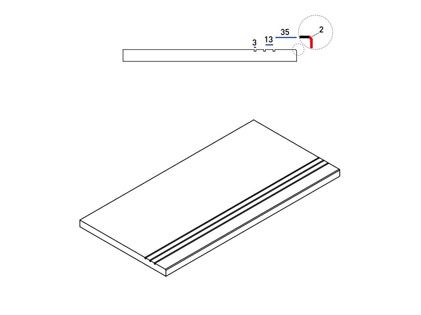 Бортик Italon Climb Х2 Rope 30x60