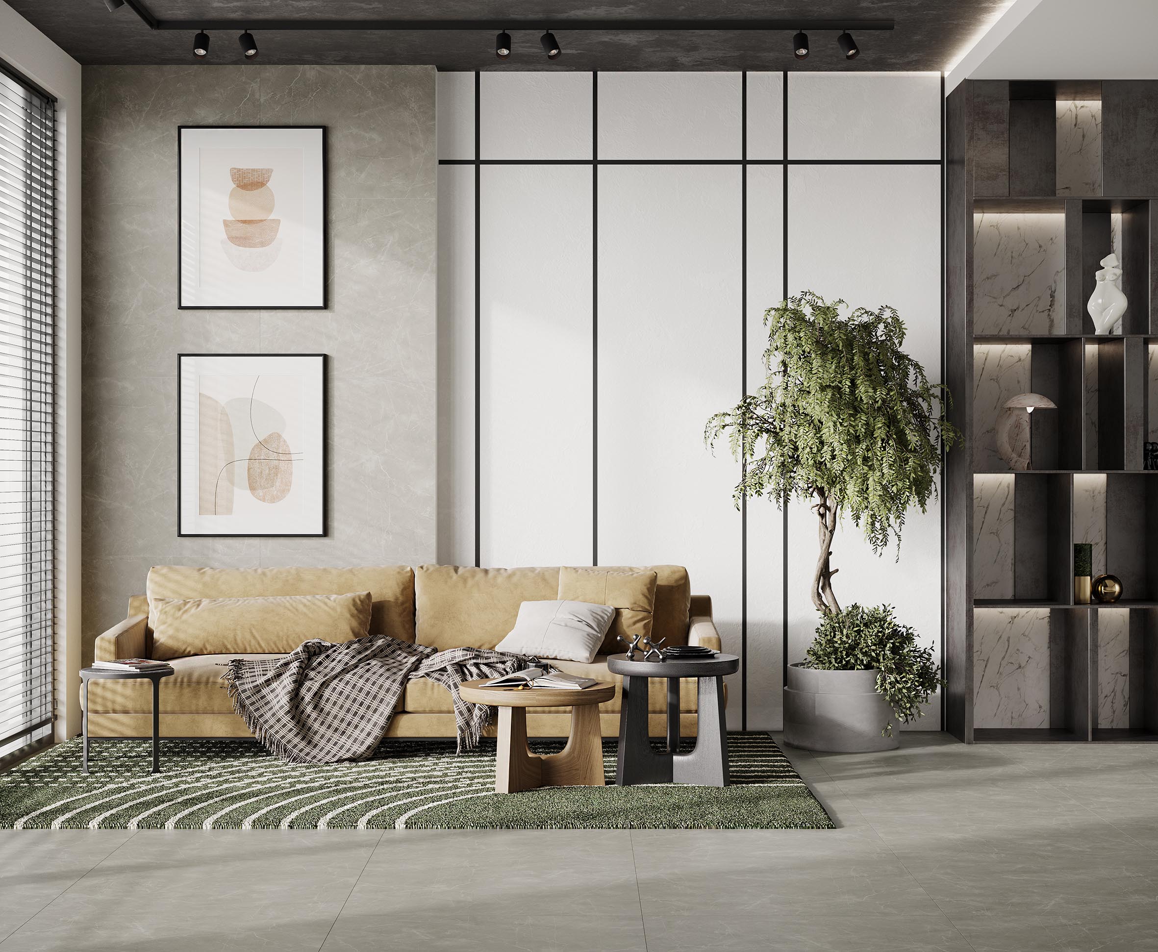 Керамогранит Laparet Wolf Grey 80x80 сатинированный