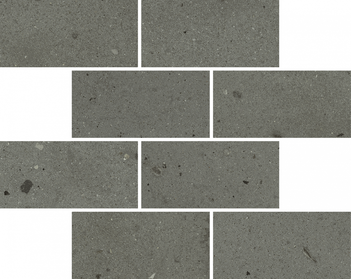 Мозаика Italon Авангард Блэк Минибрик 610110001215 черный 23.7x29.5