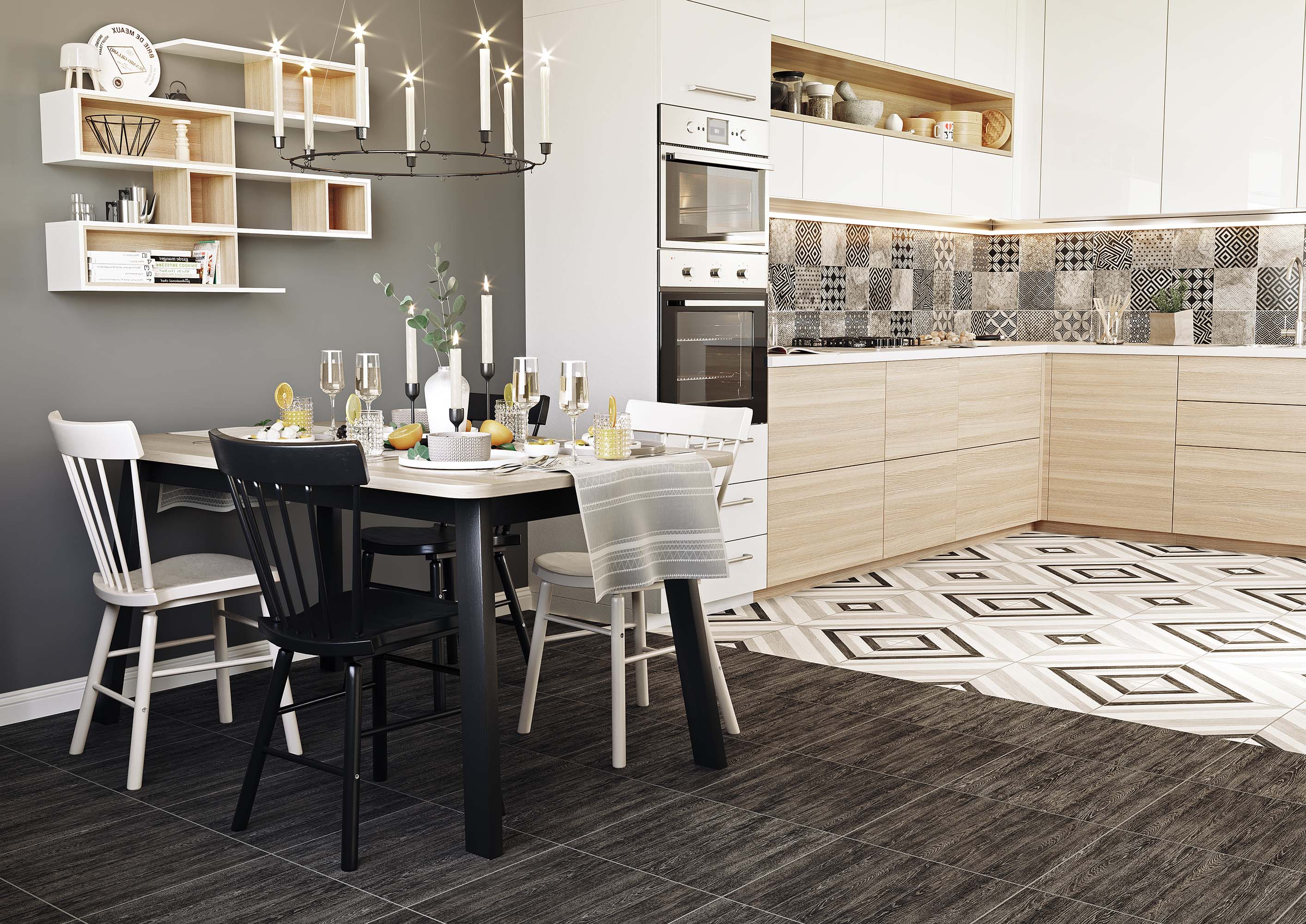 Декор Grasaro Quebec Honey 40x40 G-361/M/d01/400x400x8