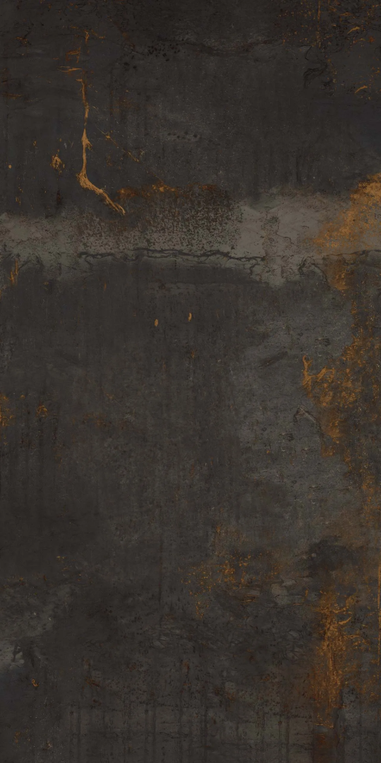 Керамогранит Estima TP02 Patina Black TP02/NS_R9/80x160x11R/GC черный 80x160