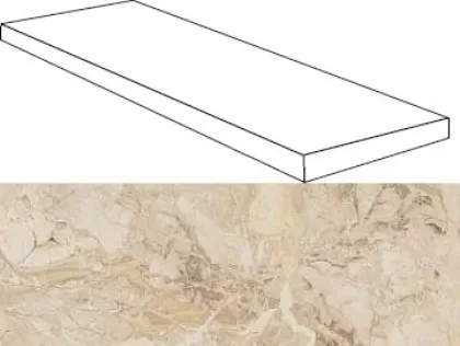 Ступень угловая левая Atlas Concorde Privilege Avorio 33x120