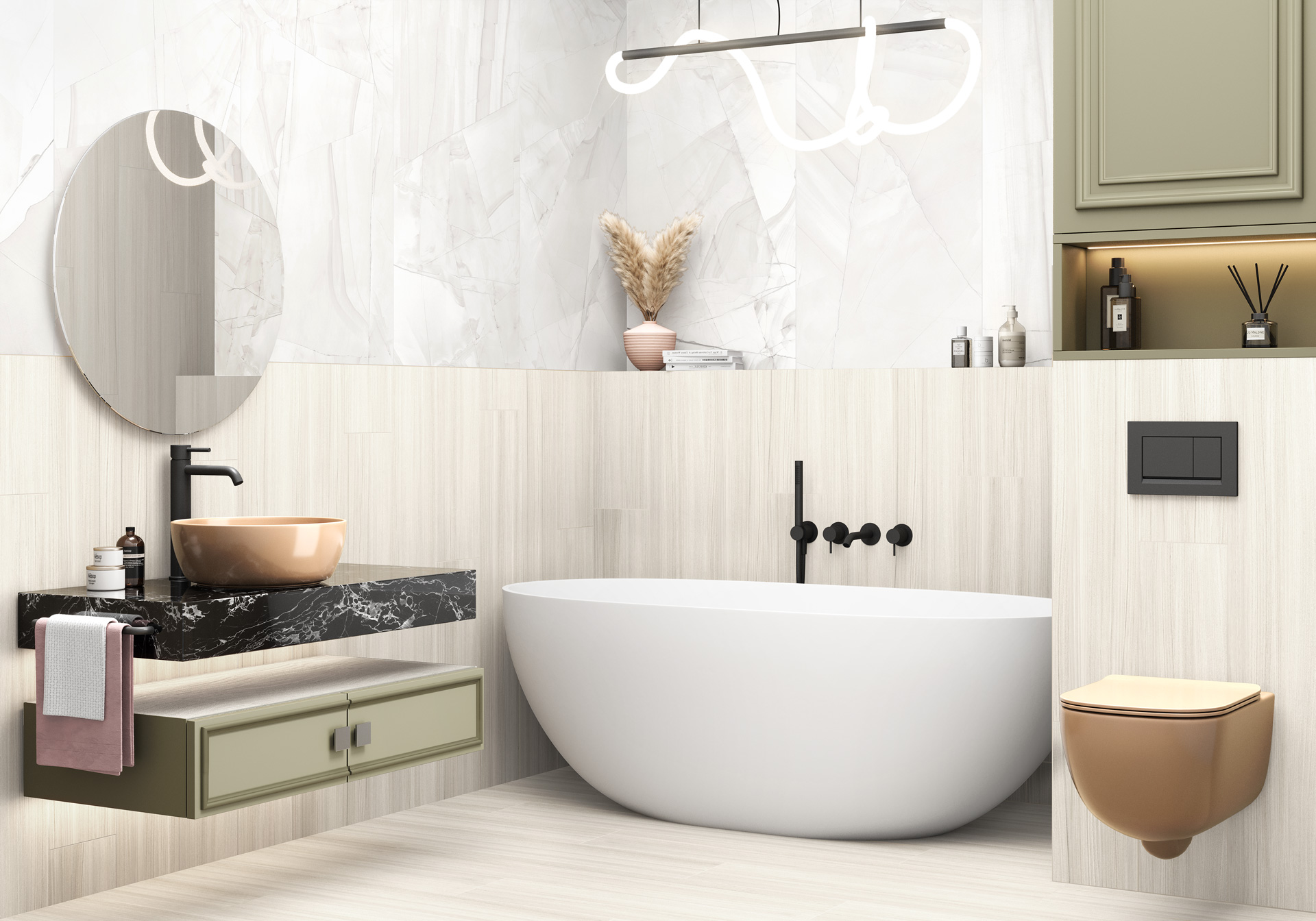 Керамогранит Artkera Group Ситивуд Беж GP20120CIT11 бежевый 20x120
