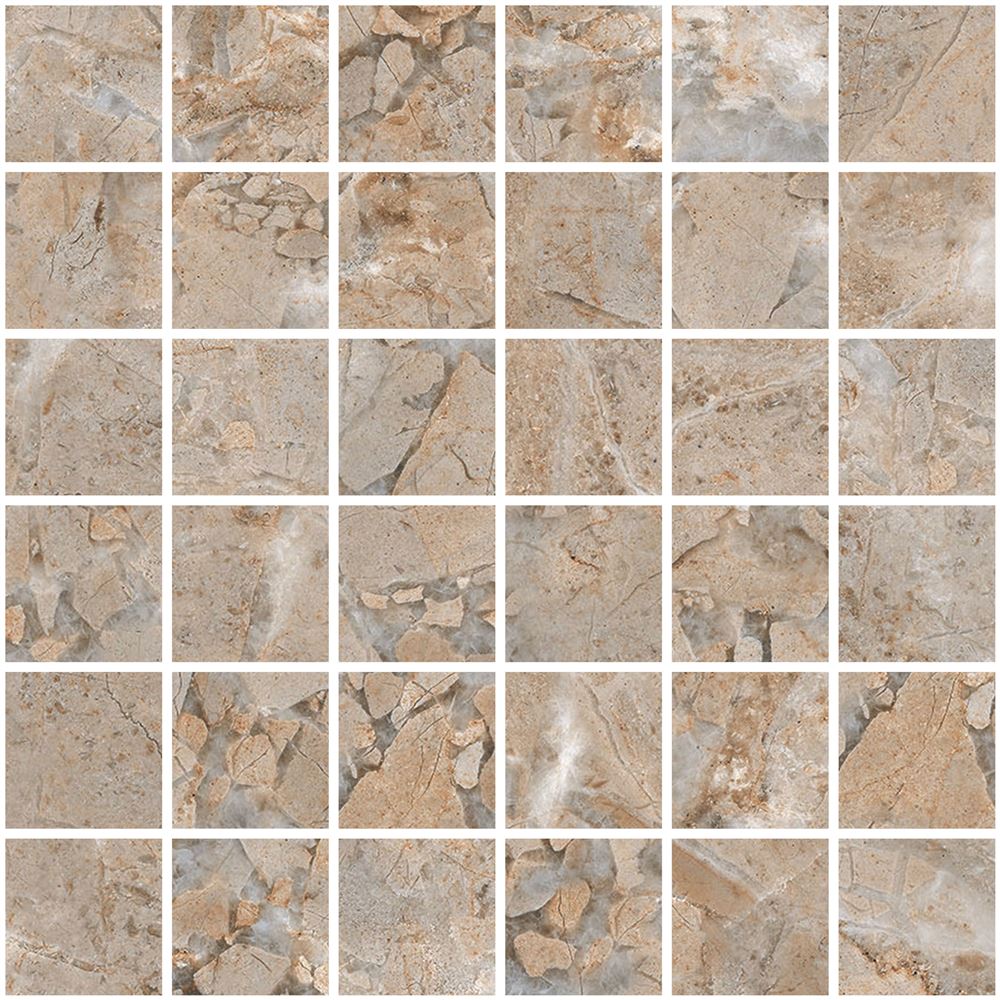 Мозаика Vitra Marble-X Дезерт Роуз Терра 30x30 лаппатированный