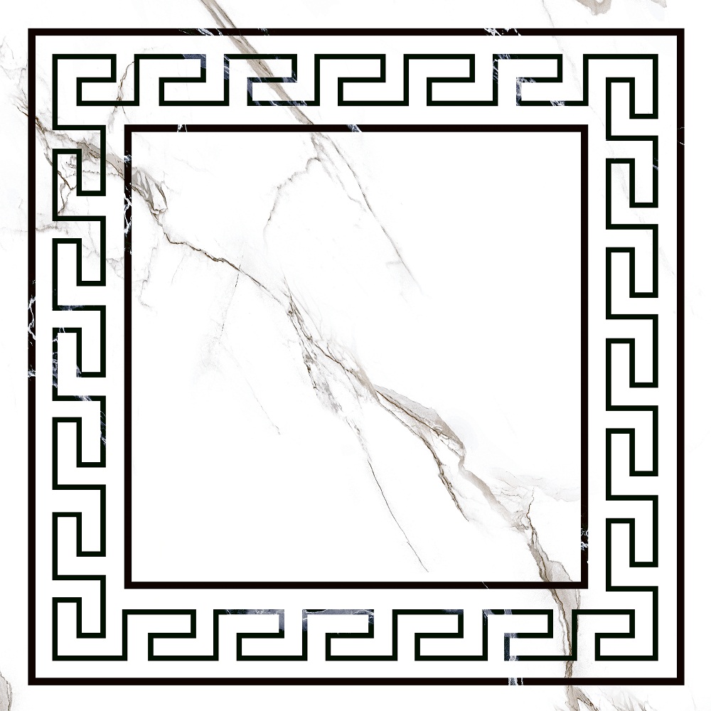 Декор Grasaro Classic Marble White 40x40 G-270/G/d01/400x400x9