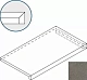 Ступень Italon Discover X2 Fume Scalino Angolare Dx 33x60