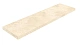 Ступень Coliseumgres Аурелия Уайт угловая левая 620070002853 бежевый 33x120