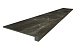 Ступень ColiseumGres Канова Дарк фронтальная 620070002819 черный 33x120