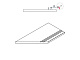 Бортик левый Italon Charme Deluxe X2 Grigio Orobico X2 30x60