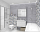 Декор (34008) Laparet Village голубой микс 25x50 матовый