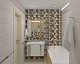 Декор (34008) Laparet Village голубой микс 25x50 матовый