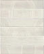 Панно Kerama Marazzi KMP3STA001RN6X Панно Мажорель белый глянцевый из 6 частей 28.5x36