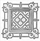 Вставка Grasaro Classic Marble White 7x7 G-270/G/t04/70x70x9