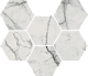 Мозаика Italon Charme Evo Statuario Hexagon 25x29